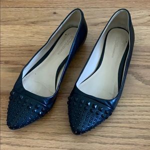 BCBGeneration Black Studded Flats